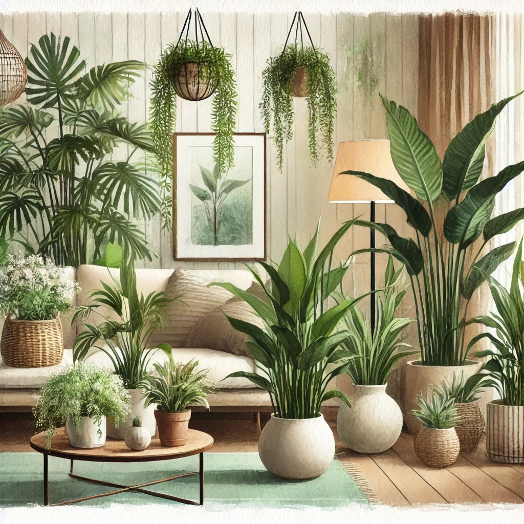 5 Plantas que purificam o ar da casa